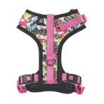 MPETS URBAN STYLE GRAFFITI EASY FIT DOG HARNESS SMALL