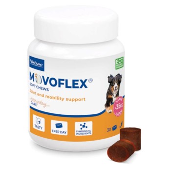 VIRBAC MOVOFLEX SOFT CHEWS LARGE DOG ΣΥΜΠΛΗΡΩΜΑ ΔΙΑΤΡΟΦΗΣ ΣΚΥΛΟΥ ΓΙΑ ΑΡΘΡΩΣΕΙΣ 30ΤΕΜ