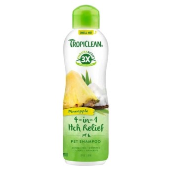TROPICLEAN ENDURANCE SCENT SHAMPOO ITCH RELIEF 4in1 PINEAPPLE 592ml