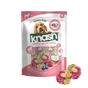 KNASH VEGAN ΜΠΟΥΚΙΤΣΕΣ ΣΚΥΛΟΥ ΓΙΑ ΕΥΕΞΙΑ ΜΕ ΜΥΡΤΙΛΟ ΠΑΝΤΖΑΡΙ ΚΑΙ ΛΑΔΙ ΚΑΡΥΔΑΣ 100gr