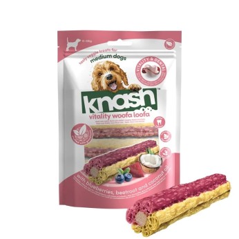 KNASH GRAIN FREE DENTAL AND VITALITY TREATS ADULT DOG LARGE BREEDS 182gr