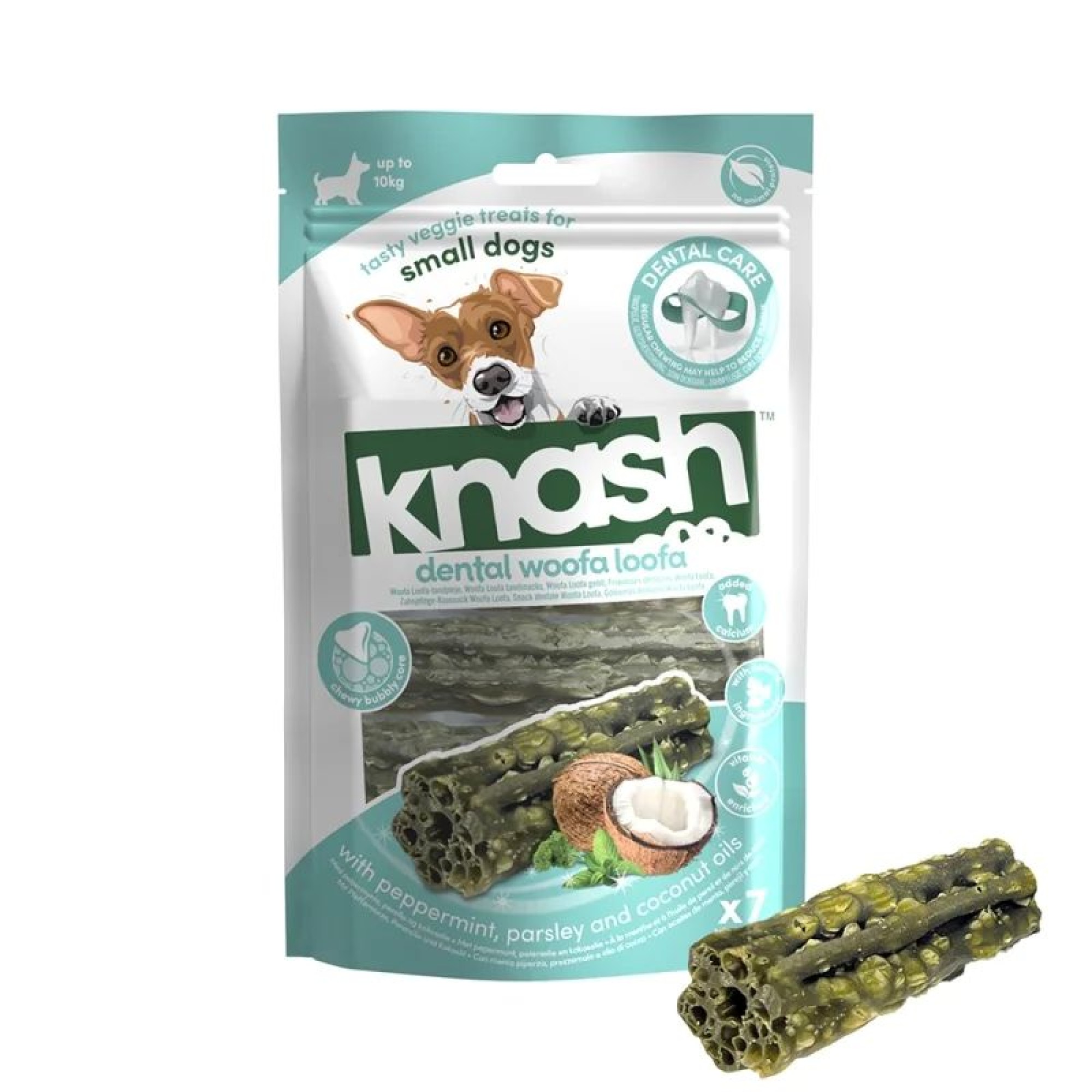 KNASH VEGAN ΛΙΧΟΥΔΙΕΣ ΣΚΥΛΟΥ ΣΤΟΜΑΤΙΚΗΣ ΥΓΙΕΙΝΗΣ ΜΕ ΜΕΝΤΑ ΜΑΙΝΤΑΝΟ ΚΑΙ ΛΑΔΙ ΚΑΡΥΔΑΣ 115gr