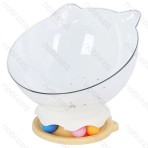 NOBLEZA BOWL STYLE ΚΡΕΒΑΤΙ ΦΩΛΙΑ ΓΑΤΑΣ ΜΕ ΕΝΣΩΜΑΤΩΜΕΝΟ ΔΙΑΔΡΑΣΤΙΚΟ ΠΑΙΧΝΙΔΙ 36x30cm
