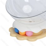 NOBLEZA BOWL STYLE ΚΡΕΒΑΤΙ ΦΩΛΙΑ ΓΑΤΑΣ ΜΕ ΕΝΣΩΜΑΤΩΜΕΝΟ ΔΙΑΔΡΑΣΤΙΚΟ ΠΑΙΧΝΙΔΙ 36x30cm