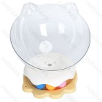 NOBLEZA BOWL STYLE ΚΡΕΒΑΤΙ ΦΩΛΙΑ ΓΑΤΑΣ ΜΕ ΕΝΣΩΜΑΤΩΜΕΝΟ ΔΙΑΔΡΑΣΤΙΚΟ ΠΑΙΧΝΙΔΙ 36x30cm