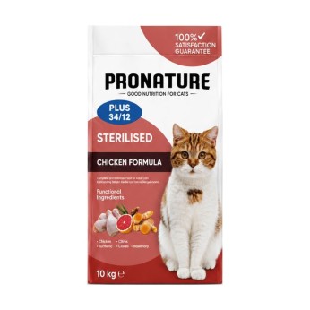 PRONATURE PLUS 34/11 STERILISED ADULT CAT ΚΟΤΟΠΟΥΛΟ 1.5kg