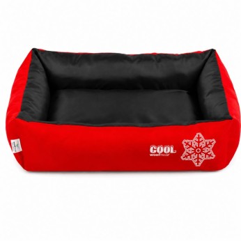 WOOF MODA ΚΡΕΒΑΤΙ ΣΚΥΛΟΥ ΚΑΙ ΓΑΤΑΣ ΜΕ ΕΝΣΩΜΑΤΩΜΕΝΟ COOLING MAT ΚΟΚΚΙΝΟ 40x45x20cm