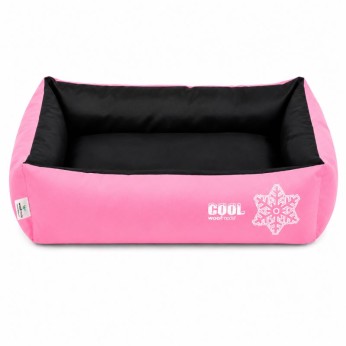 WOOF MODA ΚΡΕΒΑΤΙ ΣΚΥΛΟΥ ΚΑΙ ΓΑΤΑΣ ΜΕ ΕΝΣΩΜΑΤΩΜΕΝΟ COOLING MAT ΡΟΖ 40x45x20cm