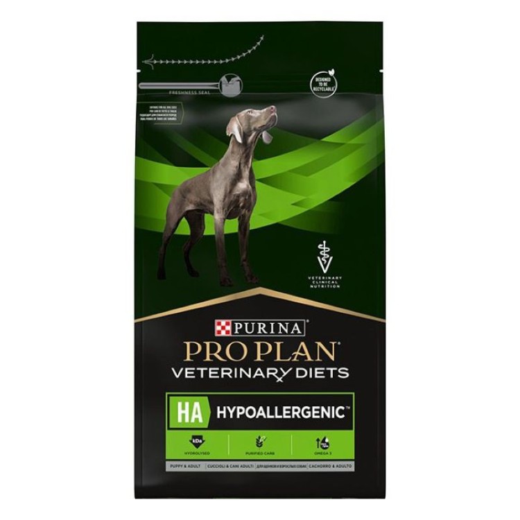 PURINA PRO PLAN VETERINARY DIET HA HYPOALLERGENIC CARE ADULT SMALL AND MINI DOG 1.5kg