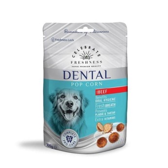 CELEBRATE FRESHNESS DENTAL POP CORN ΛΙΧΟΥΔΙΕΣ ΣΚΥΛΟΥ ΜΕ ΜΟΣΧΑΡΙ 100gr