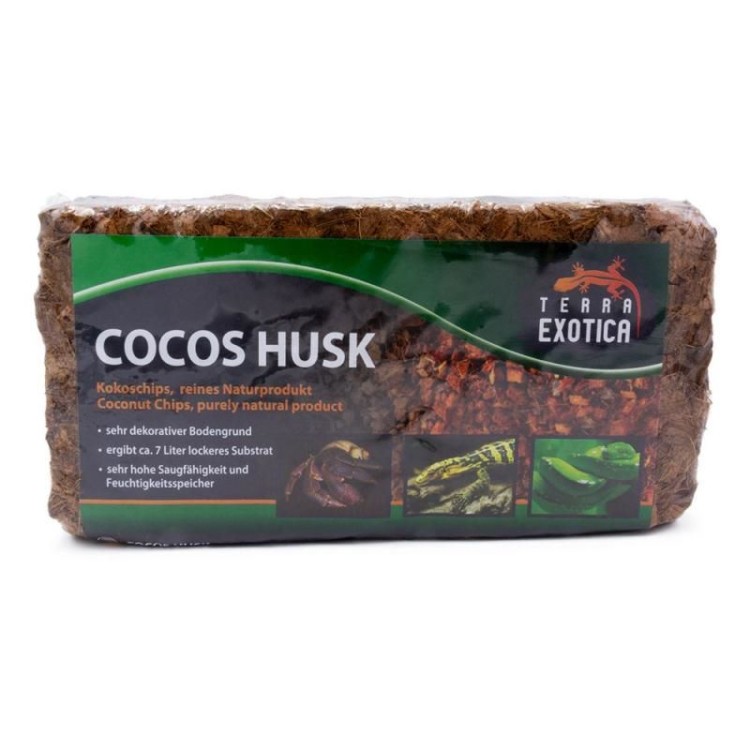TERRA EXOTICA COCOS HUSK GROB ΦΥΣΙΚΟ ΧΟΝΤΡΟ ΥΠΟΣΤΡΩΜΑ ΚΟΚΟΦΟΙΝΙΚΑ ΓΙΑ ΕΠΕΤΑΡΙΑ 500gr