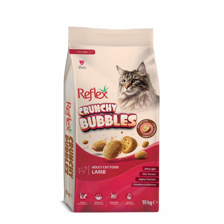 REFLEX CRUNCHY BUBBLE ADULT CAT ΑΡΝΙ 10kg