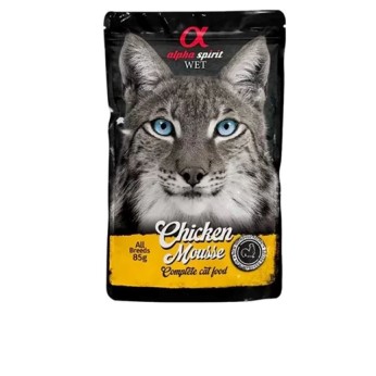 ALPHA SPIRIT MONOPROTEIN ADULT CAT WET CHICKEN MOUSSE POUCH 85gr