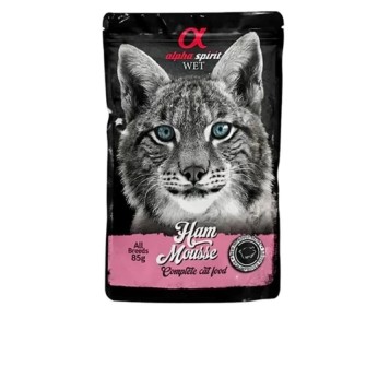 ALPHA SPIRIT MONOPROTEIN ADULT CAT WET ΗΑΜ MOUSSE POUCH 85gr ALPHA SPIRIT MONOPROTEIN ADULT CAT WET ΗΑΜ MOUSSE POUCH 85gr