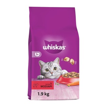 WHISKAS ADULT CAT BEEF 1.9kg