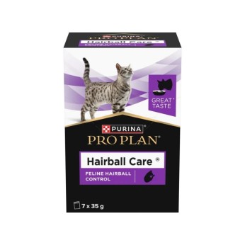 PURINA PRO PLAN VETERINARY DIET HAIRBALL CARE ADULT CAT POUCH 7pcs x 35gr