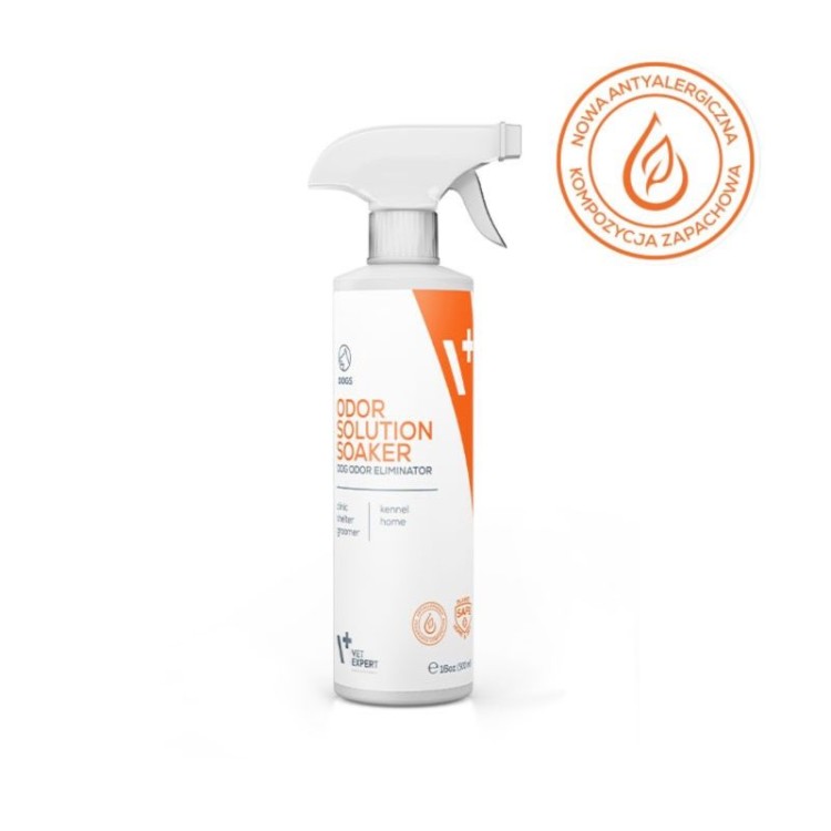 VET EXPERT CAT ODOR SOLUTION SOAKER ΥΓΡΟ ΕΞΑΛΕΙΨΕΙΣ ΟΣΜΩΝ ΣΚΥΛΟΥ 500ml