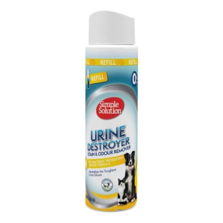 SIMPLE SOLUTION URINE DESTROYER STAIN AND ODOUR REMOVER REFILL SPAY 400ml