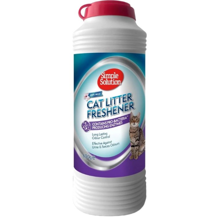 SIMPLE SOLUTION CAT LITTER FRESHENER ΕΝΖΥΜΑΤΙΚΟ ΑΠΟΣΜΗΤΙΚΟ ΑΜΜΟΥ ΓΑΤΑΣ 600gr
