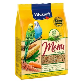 VITAKRAFT PREMIUM MENU VITAL ΤΡΟΦΗ ΓΙΑ ΠΑΠΑΓΑΛΑΚΙΑ ΜΕ ΜΕΛΙ 500gr