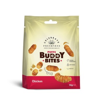 CELEBRATE PUFFS BUDDY BITES ΚΡΟΥΑΣΑΝΑΚΙΑ ΚΟΤΟΠΟΥΛΟ 150gr