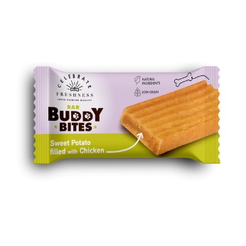CELEBRATE BAR BUDDY BITES ΜΠΑΡΑ ΓΛΥΚΟΠΑΤΑΤΑΣ ΜΕ ΓΕΜΙΣΗ ΚΟΤΟΠΟΥΛΟ 25gr