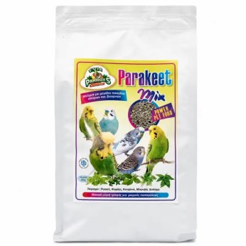 EVIA PARROTS PARAKEET MIX ΜΕΙΓΜΑ ΣΠΟΡΩΝ ΚΑΙ ΒΟΤΑΝΩΝ ΓΙΑ ΜΙΚΡΟΥΣ ΠΑΠΑΓΑΛΟΥΣ 800gr