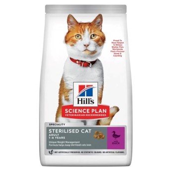 HILLS SCIENCE PLAN STERILISED ADULT CAT FOOD DUCK 1.5kg