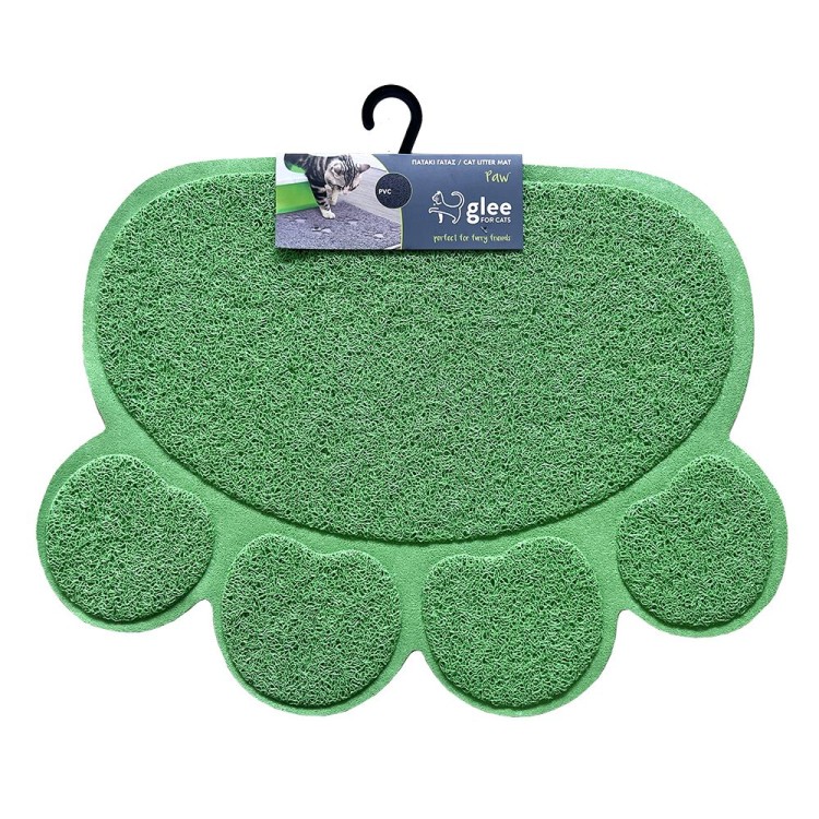 GLEE PAW ΠΑΤΑΚΙ ΓΙΑ ΤΟΥΑΛΕΤΑ ΓΑΤΑΣ ΣΚΟΥΡΟ ΡΟΖ 45x60cm