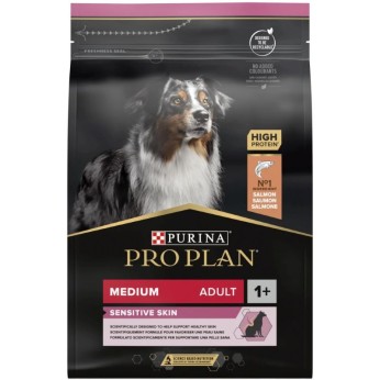 PURINA PROPLAN SENSITIVE SKIN ADULT DOG MEDIUM BREEDS SALMON 3kg PURINA PROPLAN SENSITIVE SKIN ADULT DOG MEDIUM BREEDS SALMON 3kg