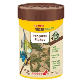 SERA VIPAN TROPICAL FLAKES ΒΑΣΙΚΗ ΤΡΟΦΗ ΓΙΑ ΤΡΟΠΙΚΑ ΨΑΡΙΑ 1000ml