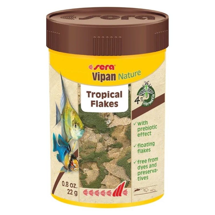 SERA VIPAN TROPICAL FLAKES ΒΑΣΙΚΗ ΤΡΟΦΗ ΓΙΑ ΤΡΟΠΙΚΑ ΨΑΡΙΑ 1000ml