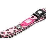 MAX & MOLLY LEOPARD PINK II SMART ID COLLAR ΠΕΡΙΛΑΙΜΙΟ ΣΚΥΛΟΥ MEDIUM