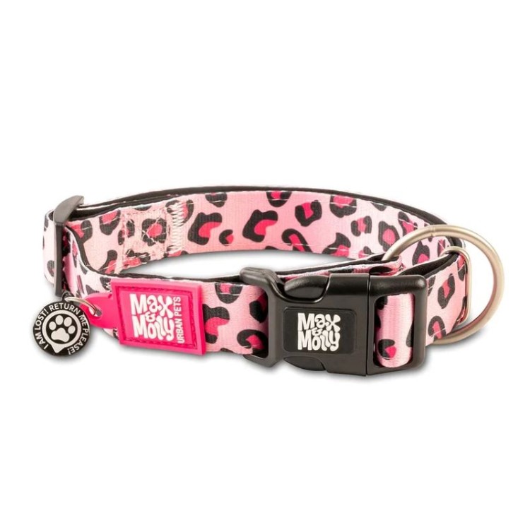 MAX & MOLLY LEOPARD PINK II SMART ID COLLAR ΠΕΡΙΛΑΙΜΙΟ ΣΚΥΛΟΥ LARGE MAX & MOLLY LEOPARD PINK II SMART ID COLLAR ΠΕΡΙΛΑΙΜΙΟ ΣΚΥΛΟΥ LARGE