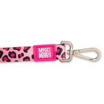 MAX & MOLLY LEOPARD PINK II SHORT LEASH ΟΔΗΓΟΣ ΠΕΡΙΠΑΤΟΥ ΣΚΥΛΟΥ LARGE