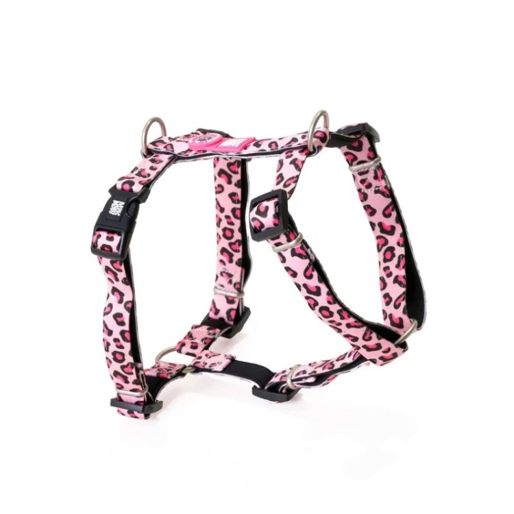 MAX & MOLLY LEOPARD PINK II SMART ID H-HARNESS ΣΑΜΑΡΑΚΙ ΣΚΥΛΟΥ MEDIUM
