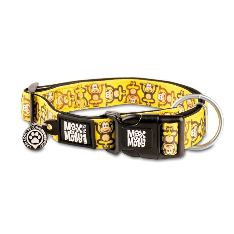 MAX & MOLLY MONKEY MANIAC SMART ID COLLAR ΠΕΡΙΛΑΙΜΙΟ ΣΚΥΛΟΥ LARGE