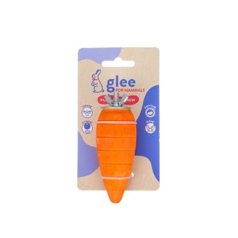 GLEE PLAY AND CHEW WOODEN CARROT ΞΥΛΙΝΟ ΚΑΡΟΤΟ ΡΟΚΑΝΙΣΜΑΤΟΣ ΓΙΑ ΤΡΩΚΤΙΚΑ 7.5cm