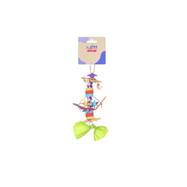 GLEE PLAY AND FUN ΤΟΤΕΜ POLE ΚΡΕΜΑΣΤΟ ΠΑΙΧΝΙΔΙ ΑΠΑΣΧΟΛΗΣΗΣ ΩΔΙΚΩΝ ΠΤΗΝΩΝ 16cm