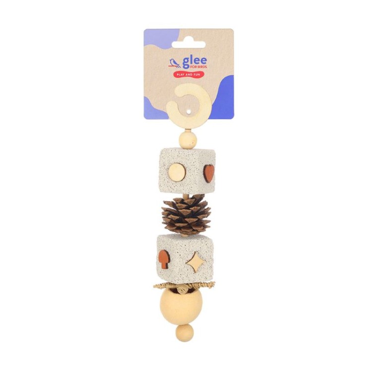 GLEE PLAY AND FUN FOREST PUZZLE ΚΡΕΜΑΣΤO ΞΥΛΙΝO ΠΑΙΧΝΙΔΙ ΑΠΑΣΧΟΛΗΣΗΣ ΩΔΙΚΩΝ ΠΤΗΝΩΝ 18cm