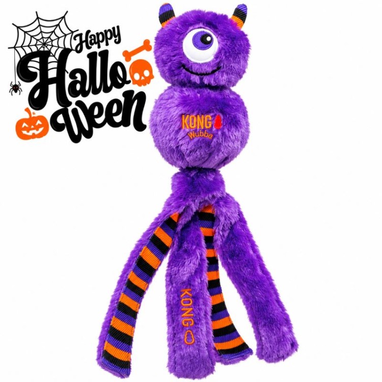 KONG HALLOWEEN WUBBA MONSTER PURPLE ΛΟΥΤΡΙΝΟ ΠΑΙΧΝΙΔΙ LARGE