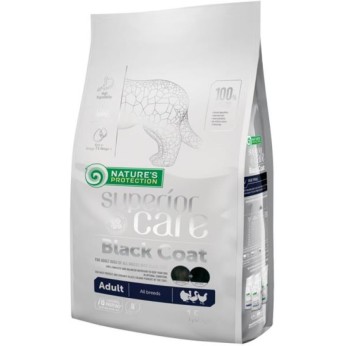 NATURE'S PROTECTION SUPERIOR CARE DARK COAT ADULT ALL BREEDS DOGS POULTRY 1.5KG