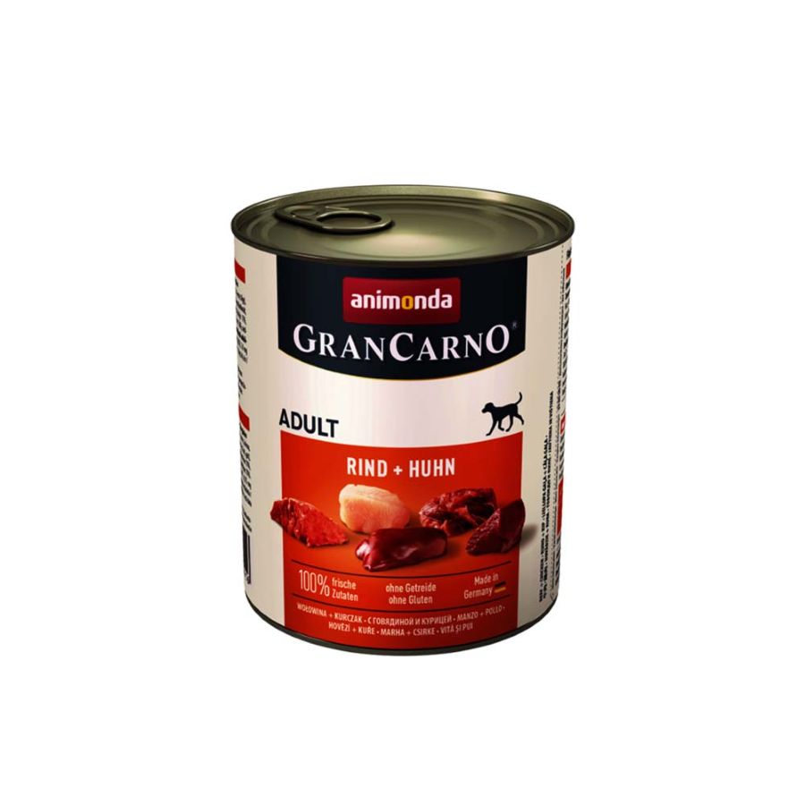 Animonda Gran Carno Adult Dog Wet Food Βοδινο Και Κοτοπουλο 800Gr