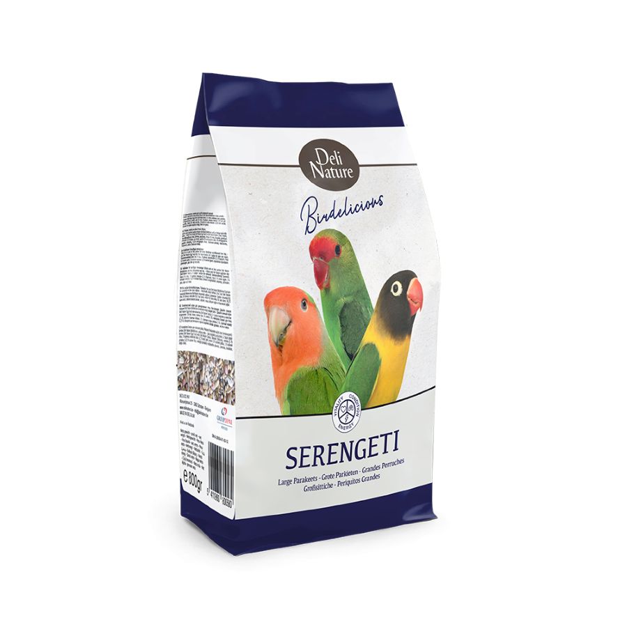 Deli Nature Birdelicius Large Parakeets Seregenti 800Gr