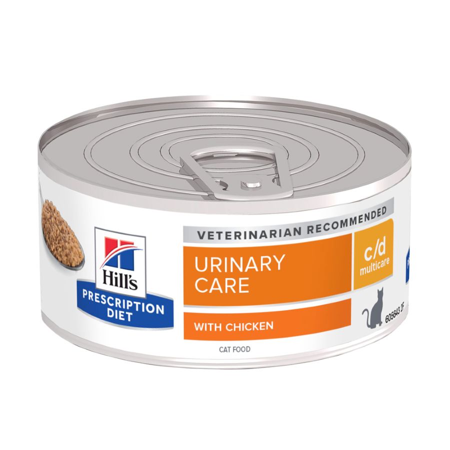 HillS Prescription C/d Multicare Urinary Care Chicken Adult Cat 156Gr