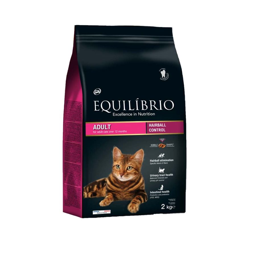 Equilibrio Adult Cat Hairball Control 2Kg