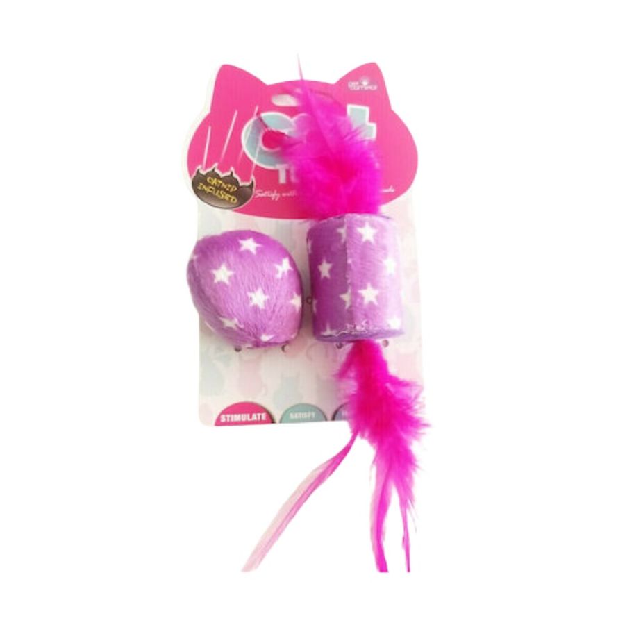 Pet Camelot Μαλακο Παιχνιδι Γατας Με Catnip Σετ 2Τμχ