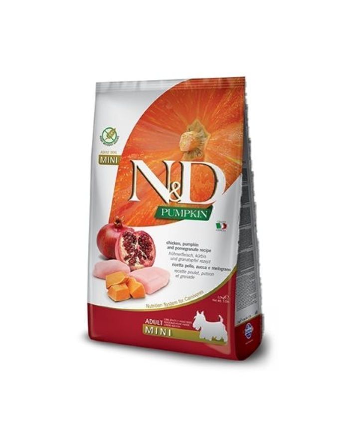 Nd Grain Free Pumpkin Chicken And Pomegranate Adult Dog Mini 800Gr