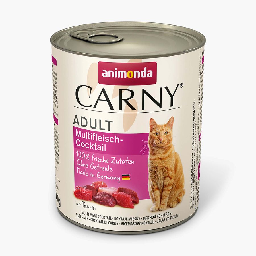 Animonda Carny Grain Free Adult Cat Wet Food Mix Κρεατικων 800Gr