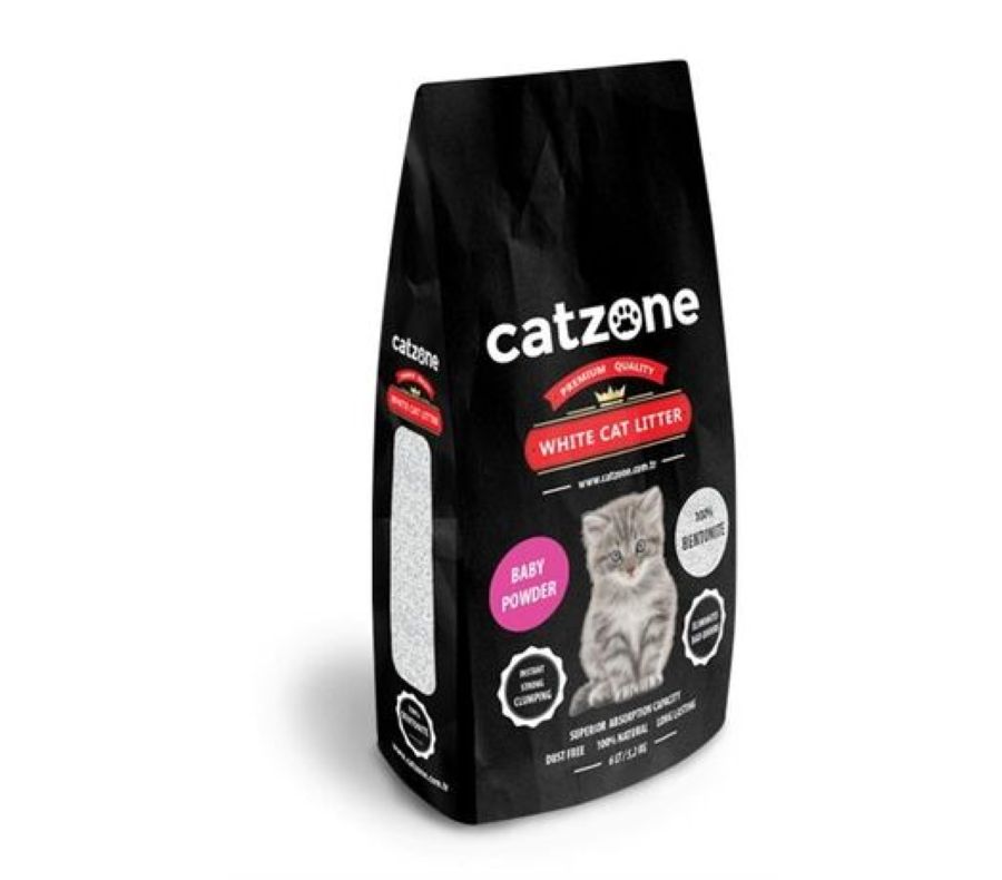 Catzone Cat Litter Clumping Baby Powder 12Lt